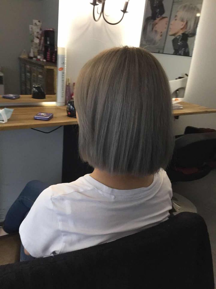 Patine gris ou blond froid, réalisation du salon